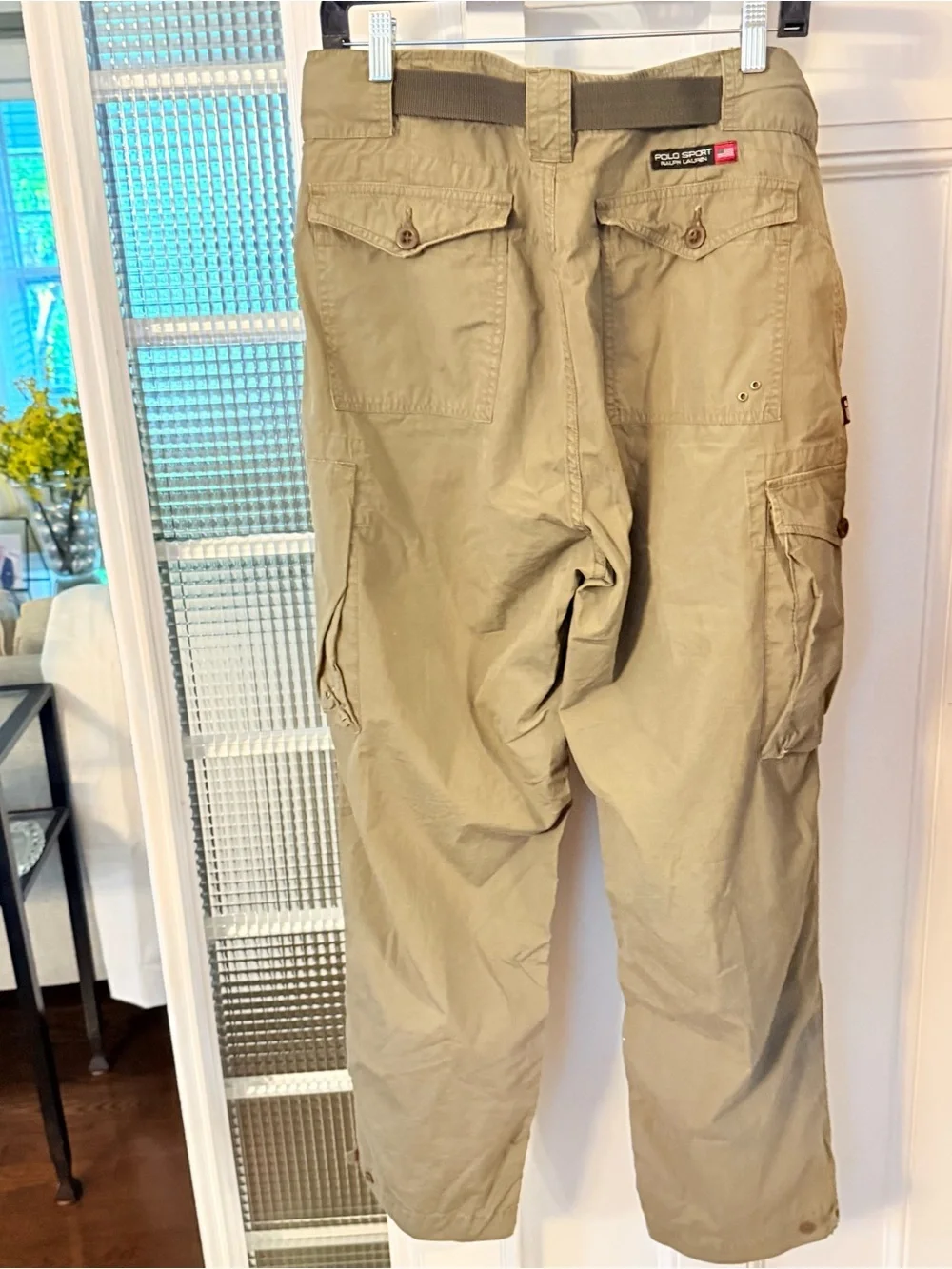 Polo Sport Ralph Lauren VTG Pants Mens Cargo Military Sz 33 NWT